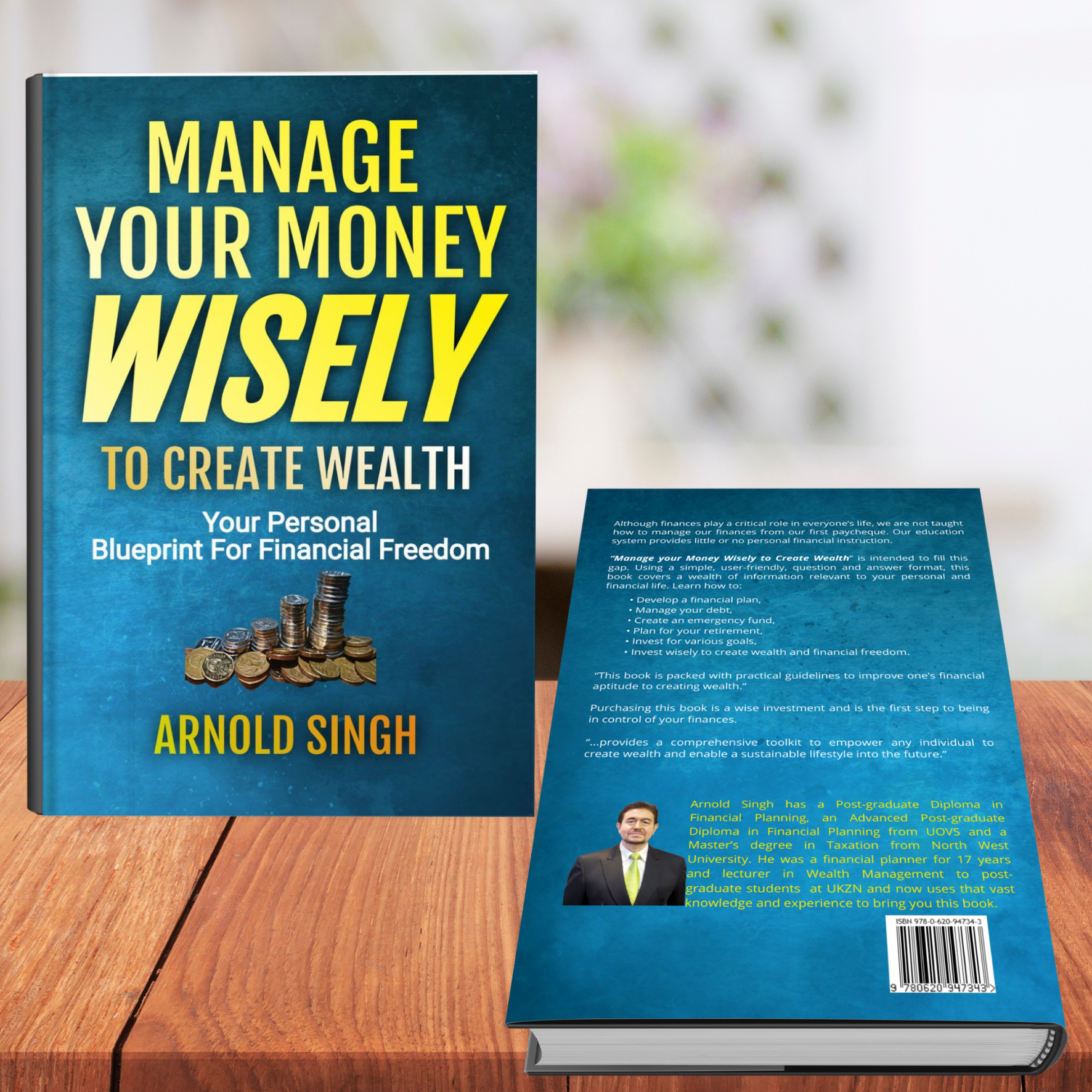 A financial book cover 